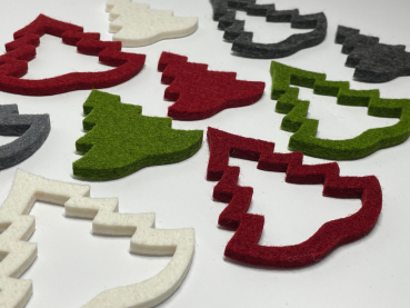 Preview: Tannenbaum "zweiteilig" (3er Set)